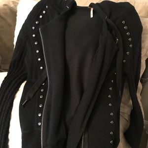 FREE PEOPLE STUDDED SWEATER